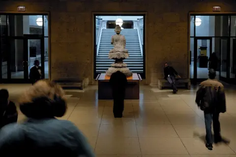 'Bowing to Every Buddha [Art Institute of Chicago - 1930.83] - #3', C-print, 45x28 inches, 2008