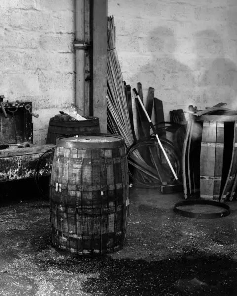 "Glenfiddich Cooperage #1 (Haunted by Spirits)", silver gelatine on fibre rag - dimensions variable, 2017