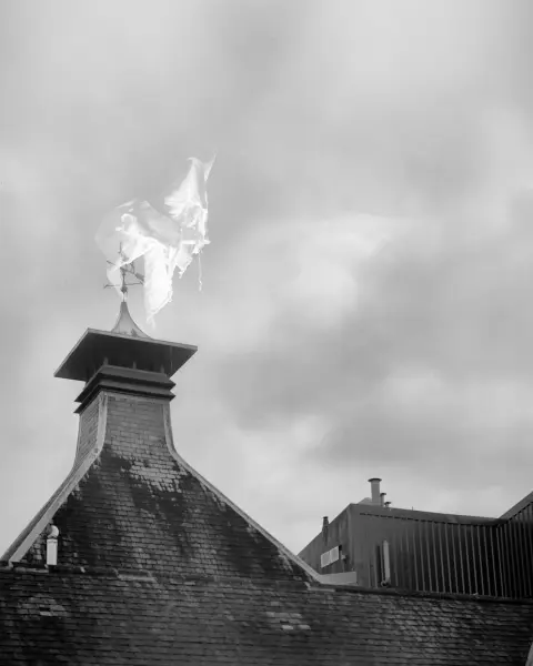 "Glenfiddich Malt Barn #2 (Haunted by Spirits)", silver gelatine on fibre rag - dimensions variable, 2017
