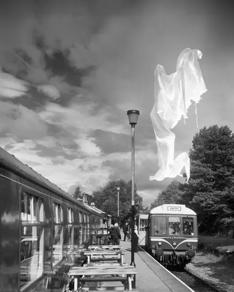 "Keith-Dufftown Rail (Haunted by Spirits)", silver gelatine on fibre rag - dimensions variable, 2017