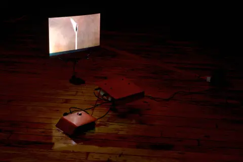 'The Known Effects of Lightning on the Body' - installation detail, YYZ, Toronto, 2014