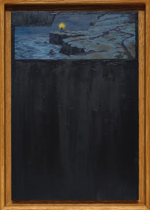 "A lonely lighthouse in the province of quebec in canada" - oil on panel, 8.5x12", 2026